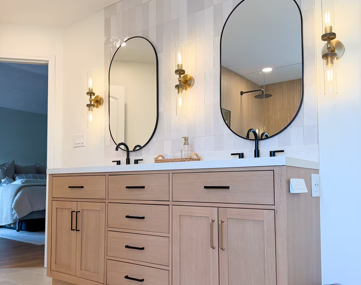 Master bathroom remodel by Built Clough
