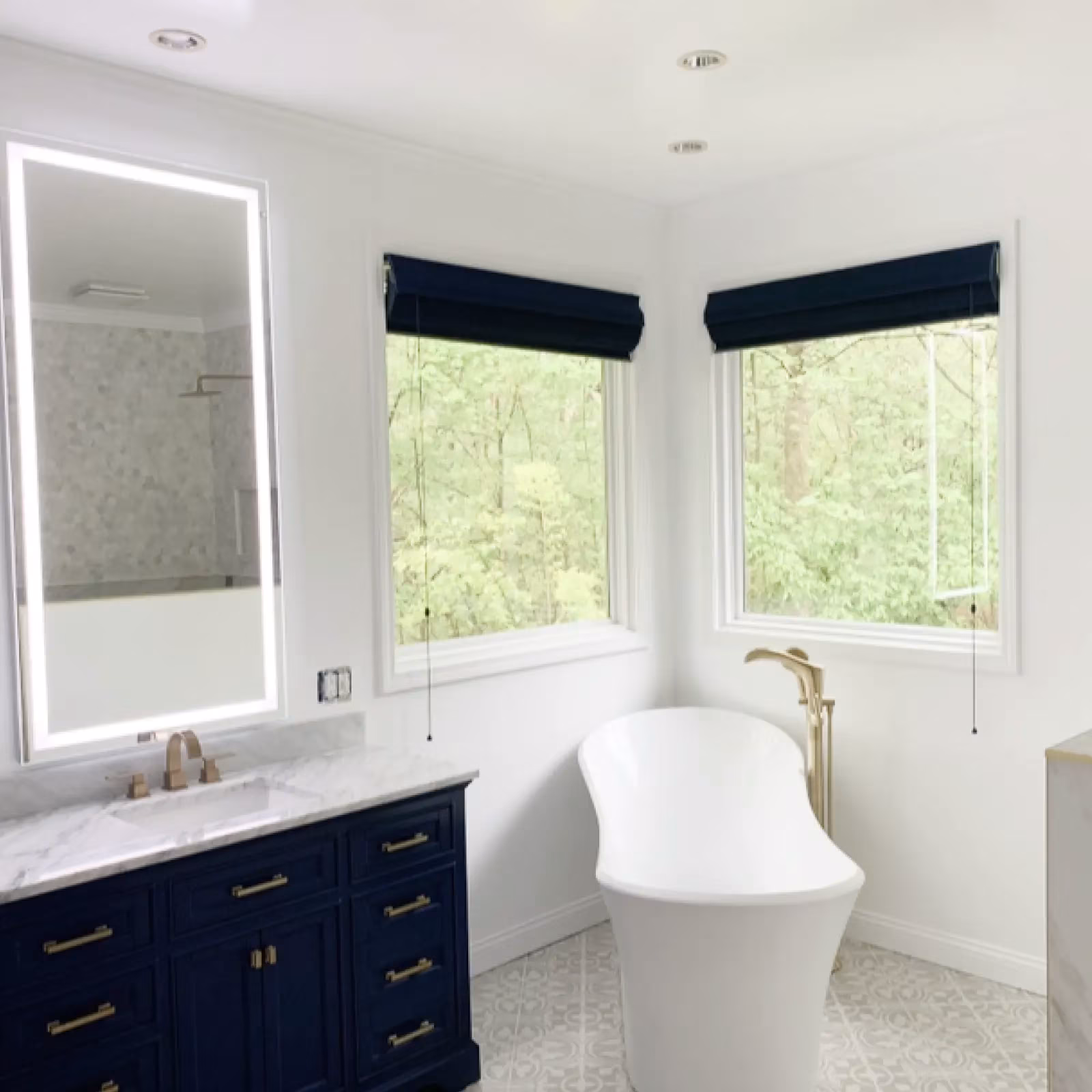 Master bathroom remodel by Built Clough